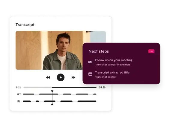 人工智能会议助理屏幕